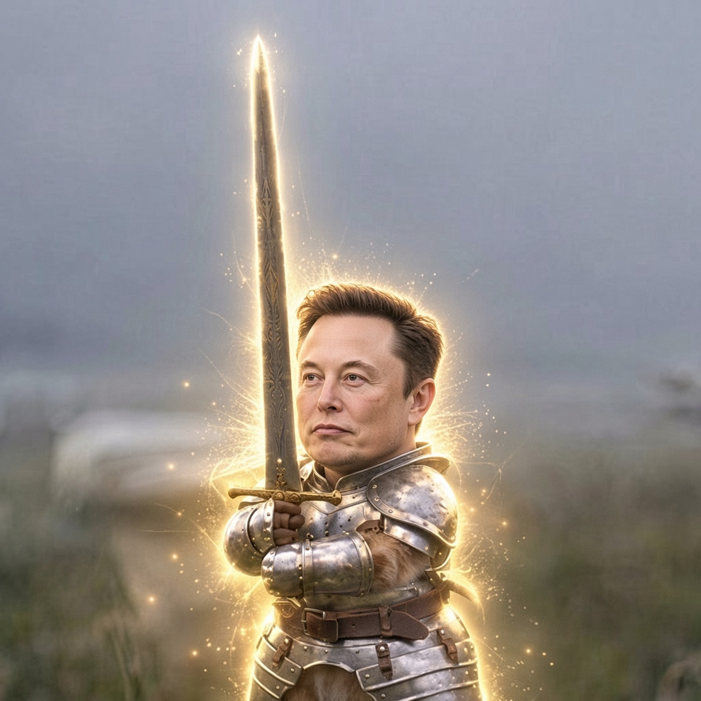 elon wif sword